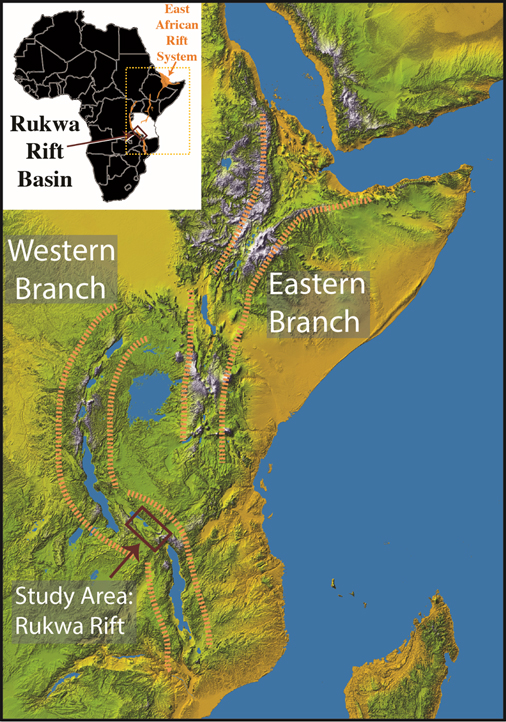 Map Eastern Africa 
